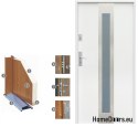 EXTERIÉROVÉ DVEŘE NA ZAKÁZKU W11 80 ČERNÁ, PĚNA