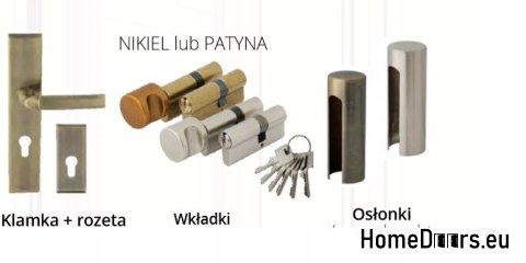 Vnější dveře dub dřevěné 75 mm Frej-P Vnější dveře dub dřevěné 75 mm Frej-P