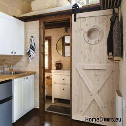 DŘEVĚNÉ DVEŘE DO KOUPELNY BOROVICE RADEX LOFT OX 90
