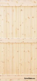DŘEVĚNÉ POSUVNÉ BOROVICOVÉ DVEŘE LOFT RUSTIKÁLNÍ E 90