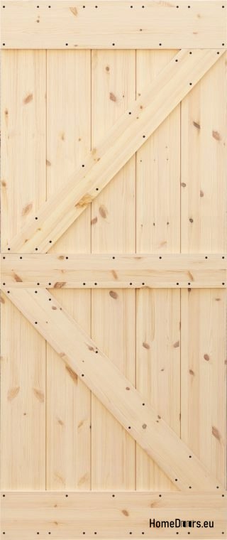 DŘEVĚNÉ POSUVNÉ BOROVICOVÉ DVEŘE LOFT RUSTIKÁLNÍ K 90 DŘEVĚNÉ POSUVNÉ BOROVICOVÉ DVEŘE LOFT RUSTIKÁLNÍ K 90