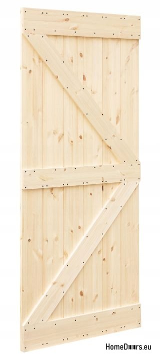 DŘEVĚNÉ POSUVNÉ BOROVICOVÉ DVEŘE LOFT RUSTIKÁLNÍ K 90 DŘEVĚNÉ POSUVNÉ BOROVICOVÉ DVEŘE LOFT RUSTIKÁLNÍ K 90