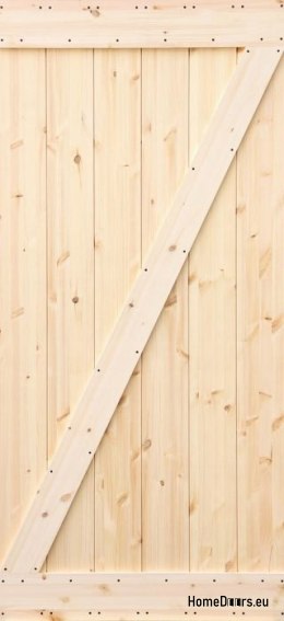 DŘEVĚNÉ BOROVICE POSUVNÉ DVEŘE LOFT RUSTIKÁLNÍ Z 70
