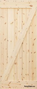 DŘEVĚNÉ BOROVICE POSUVNÉ DVEŘE LOFT RUSTIKÁLNÍ Z 70