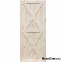 DŘEVĚNÉ DVEŘE ZE SUROVÉ BOROVICE RADEX LOFT XX 60
