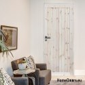 DVEŘE VÁZANÉ BOROVICOVÉ DŘEVO PLNÉ RADEX LOFT I 90