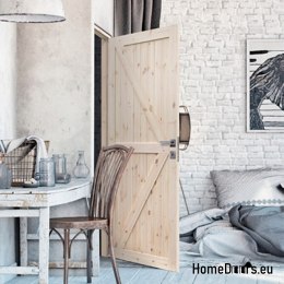VÁZANÉ DVEŘE ZE SUROVÉHO DŘEVA RADEX LOFT II 70