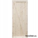 VÁZANÉ DŘEVĚNÉ DVEŘE RAW RADEX LOFT S 90