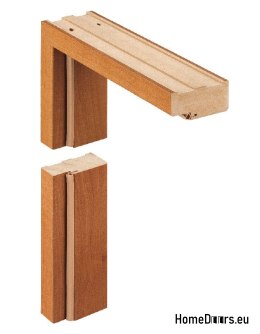 Pevný rám OA-1, HDF panelové dveře, FOIL