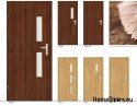 Interiérové deskové koupelnové dveře DUO 1 panel 80