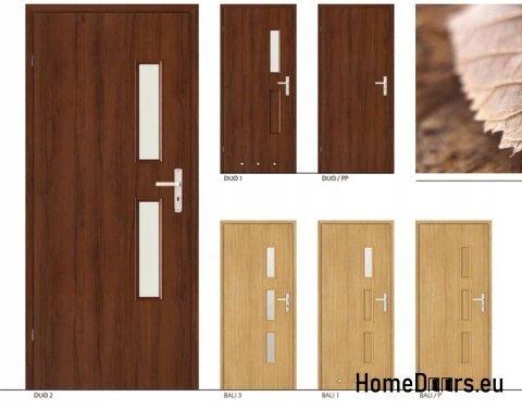 Interiérové deskové koupelnové dveře DUO 1 panel 80 Interiérové deskové koupelnové dveře DUO 1 panel 80