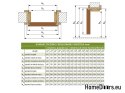 Nastavitelný rám MDF OR-1, 220-240 mm