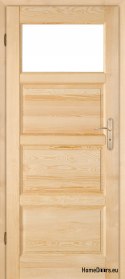 Koupelnové borovicové dveře MANHATTAN WOOD 60/70/80/90