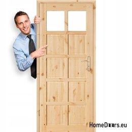 Dveře do koupelny WC vázané dřevo BACA 60/70/80/90