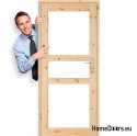 Dveře do pokoje dřevěné surové HARNAŚ 60/70/80/90
