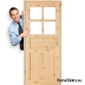 Dveře do pokoje dřevěné surové HARNAŚ 60/70/80/90