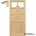 Koupelnové borovicové dveře 60/70/80/90 rám STOLGEN KS2