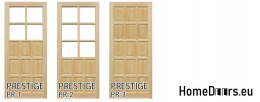 Masivní dřevěné dveře 60/70/80/90 s rámem STOLGEN PR3