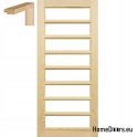 Bezuzlové borovicové dveře 60/70/80/90 rám STOLGEN TD4