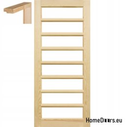 Bezuzlové borovicové dveře 60/70/80/90 rám STOLGEN TD4