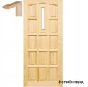 Surové dřevěné dveře 60/70/80/90 s rámem STOLGEN GR2