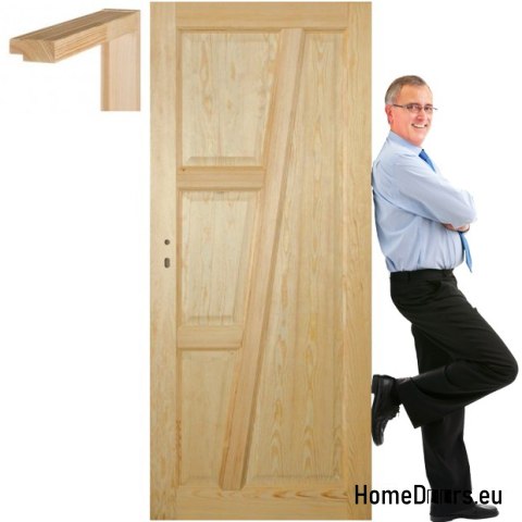 Dřevěné dveře surový rám STOLGEN TK1 60/70/80/90