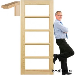 Dřevěný borovicový rám dveří STOLGEN TS6 60/70/80/90