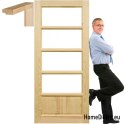 Dřevěné křídlo s rámem STOLGEN TS5 60/70/80/90