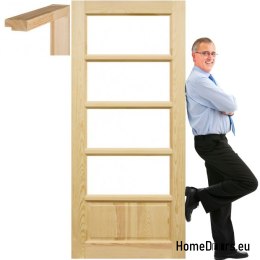 Dřevěné křídlo s rámem STOLGEN TS5 60/70/80/90