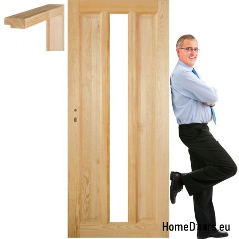 Dřevěné dveře surový rám STOLGEN OM2 60/70/80/90
