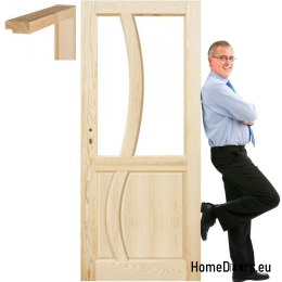 Dřevěné křídlo s rámem STOLGEN RN4 60/70/80/90