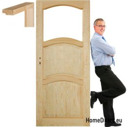 Dřevěný borovicový rám dveří STOLGEN MD2 60/70/80/90