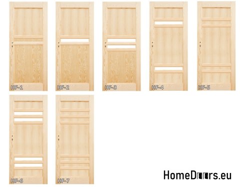 Borovicové dveře dřevěný rám STOLGEN HF3 60/70/80/90 Borovicové dveře dřevěný rám STOLGEN HF3 60/70/80/90