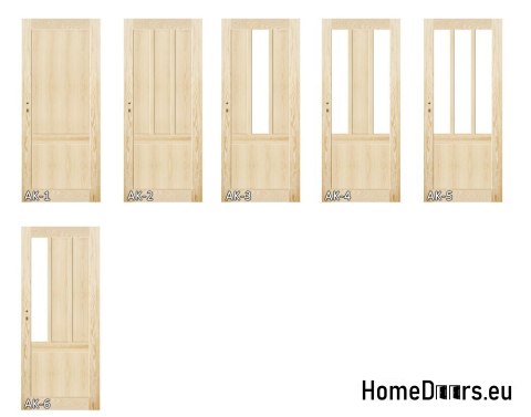 Dřevěný borovicový rám dveří STOLGEN AK4 60/70/80/90 Dřevěný borovicový rám dveří STOLGEN AK4 60/70/80/90