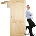 Dřevěný borovicový rám dveří STOLGEN DT1 60/70/80/90