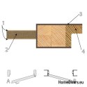 Dřevěný rám dveří barva MK9 70
