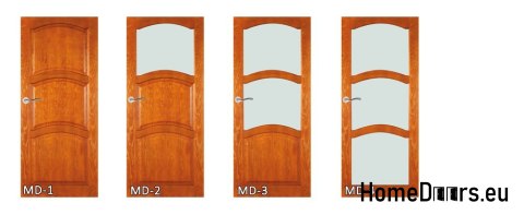Dřevěné dveře s rámem lakovaným MD4 90 Dřevěné dveře s rámem lakovaným MD4 90