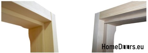 Dřevěný rám dveří bez slevy PLS3 60/70/80/90 Dřevěný rám dveří bez slevy PLS3 60/70/80/90