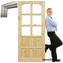 Borovicové dveře s rámem Stolgen SK1 60/70/80/90 L P
