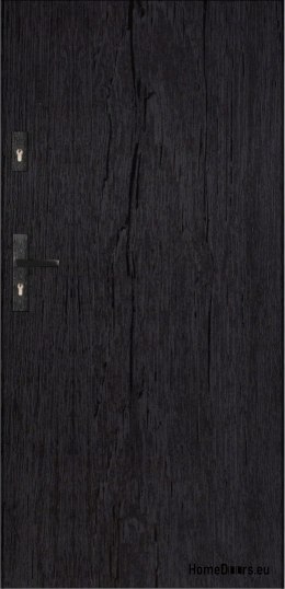Vnější dveře BLACK 80 55MM Warm Ud=1,2