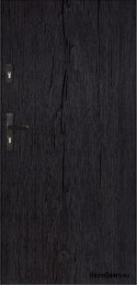 Vnější dveře BLACK 90 72MM Warm Ud=1,0