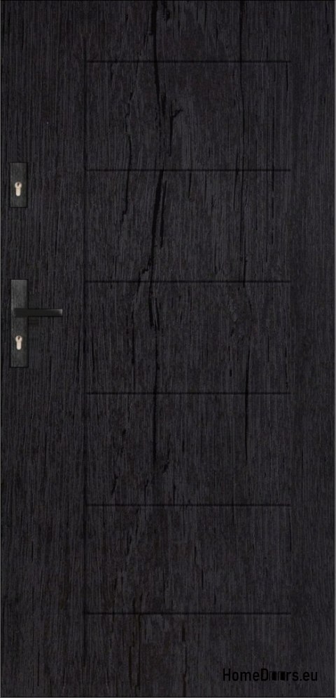 Vnější dveře T41 80 72MM Warm Ud=1,0 BLACK