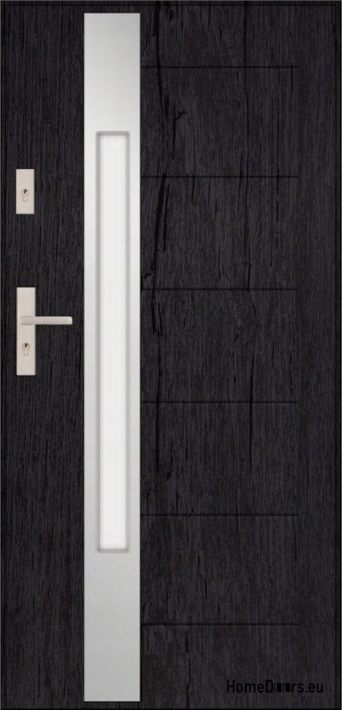 Vnější dveře T41 90 72MM Warm Ud=1,2 BLACK