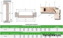 Exteriérové dřevěné dubové dveře teplé 74 mm KAN
