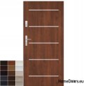 DVEŘE OCELOVÉ PLNÉ HLADKÉ 90 INOX 15 BAREV