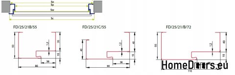 Vnější dveře A10 80 72MM Warm Ud=1,0 BETON Vnější dveře A10 80 72MM Warm Ud=1,0 BETON