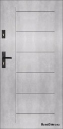 Vnější dveře T41 80 55MM Warm Ud=1,2, BETON