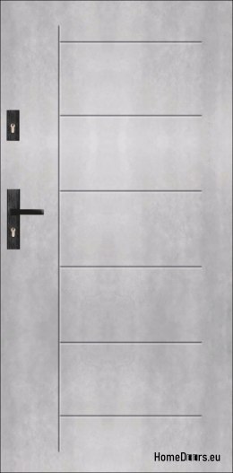 Vnější dveře T41 80 55MM Warm Ud=1,2, BETON