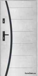 Vnější dveře T45 90 55MM Warm Ud=1,2, BETON Vnější dveře T45 90 55MM Warm Ud=1,2, BETON