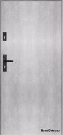Vnější dveře ocelové 90 55MM Warm Ud=1,2, BETON